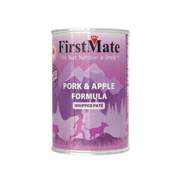 FirstMate Limited Ingredient Pork & Apple Formula for Dogs 12.2oz