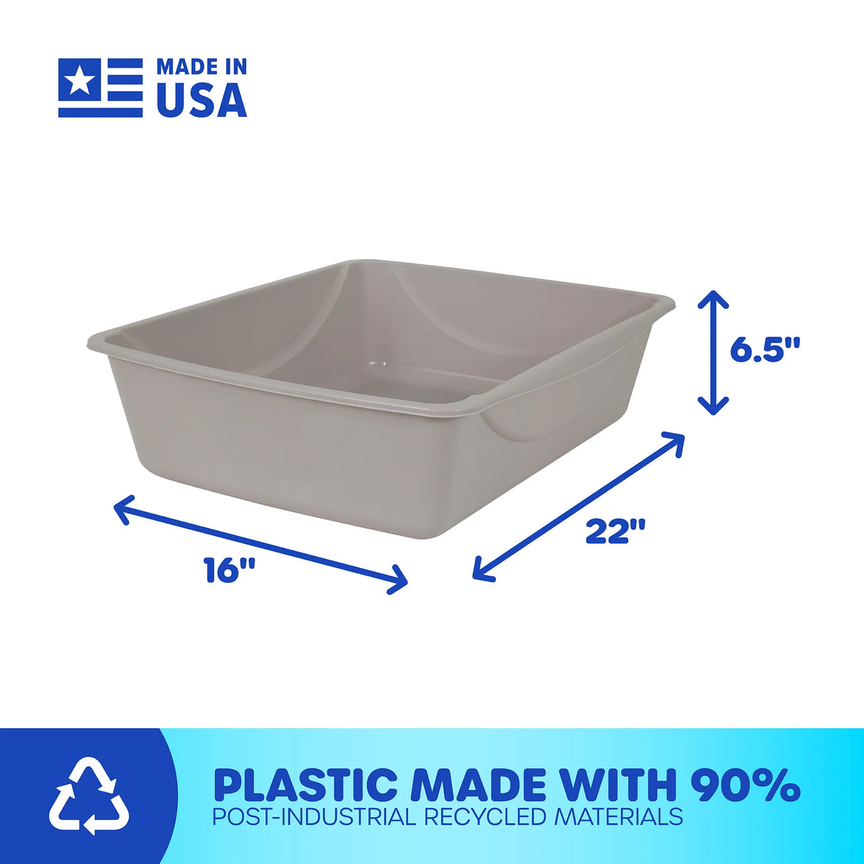 PetMate Litter Box Pan for Cats - Large
