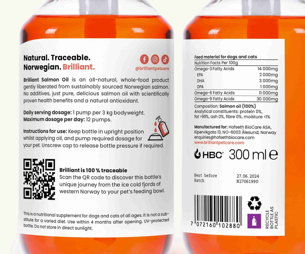 Brilliant Salmon Oil Original 300ml