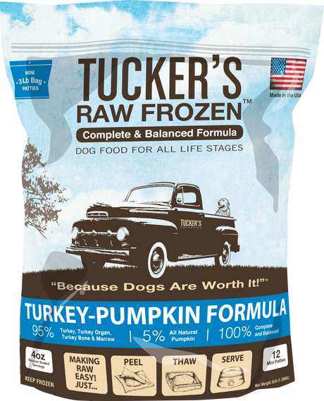 Tucker's Turkey and Pumpkin Frozen Raw Dog Food