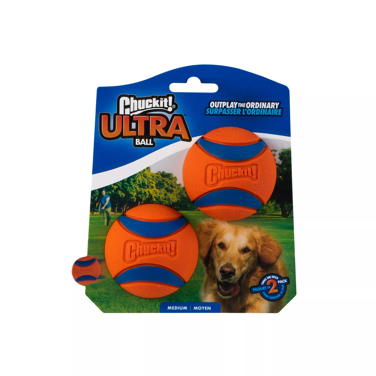 Chuckit! Ultra Ball Toy-Size Balls 2-Pack