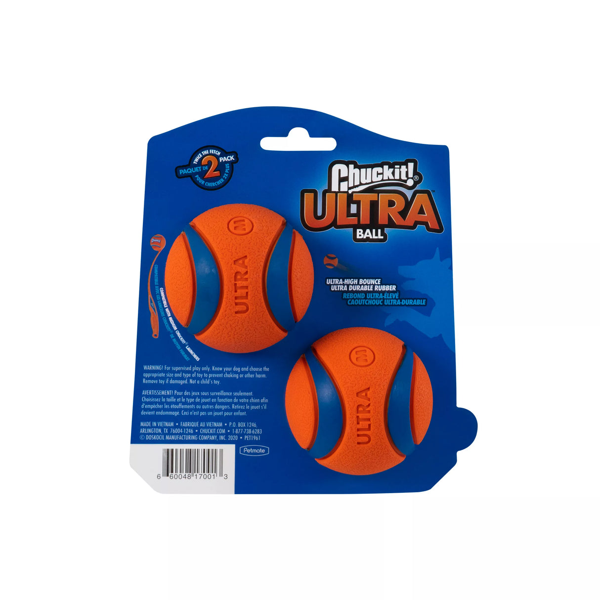 Chuckit! Ultra Ball Toy-Size Balls 2-Pack