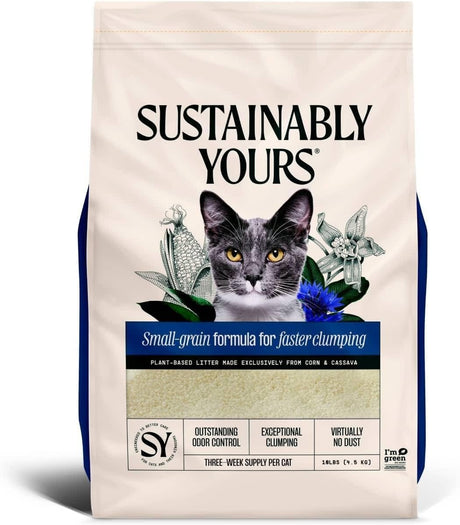 SUSTAINABLY YOURS SMALL GRAIN LITTER 13LB