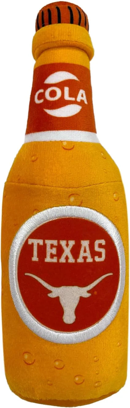 University of Texas Longhorns Plush Bottle Toy for Dogs