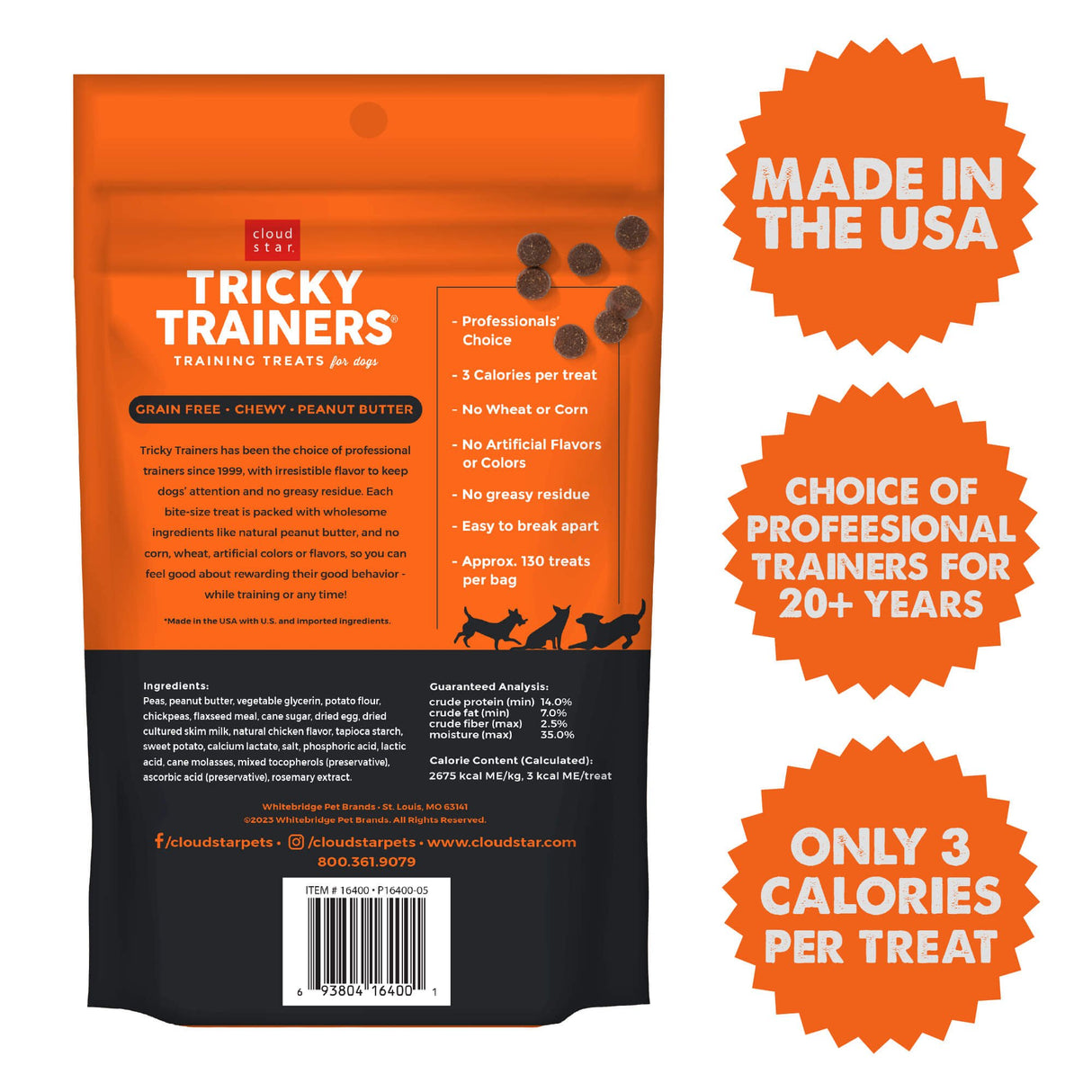 CLOUD STAR TRICKY TRAINER PEANUT BUTTER 5OZ