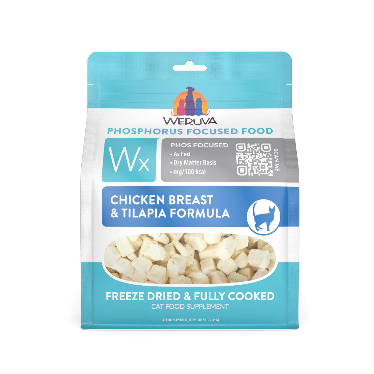 WERUVA Wx Phos Focused Chicken Breast & Tilapia Freeze Dried Formula