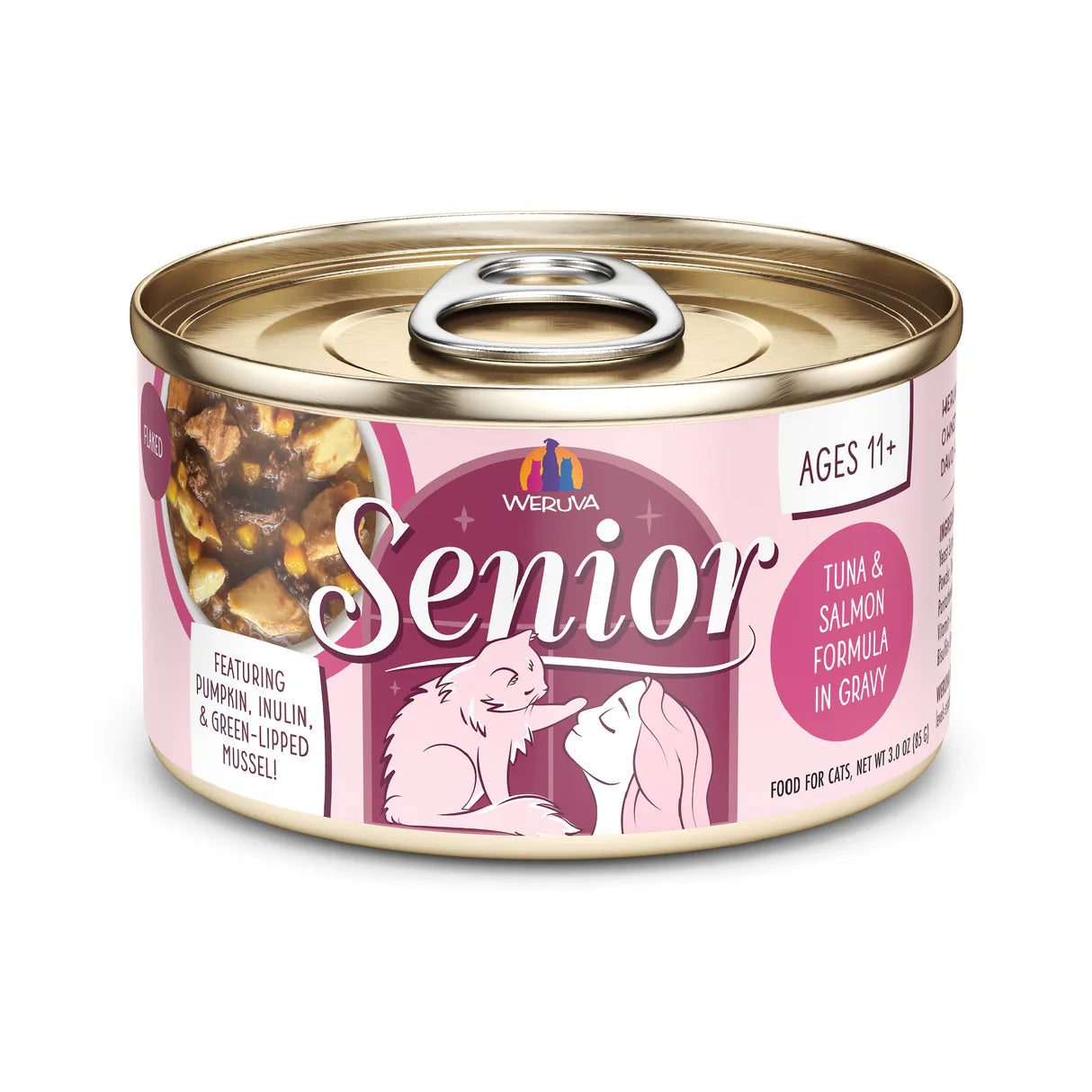 WERUVA Cat Senior Tuna & Salmon Formula in Gravy