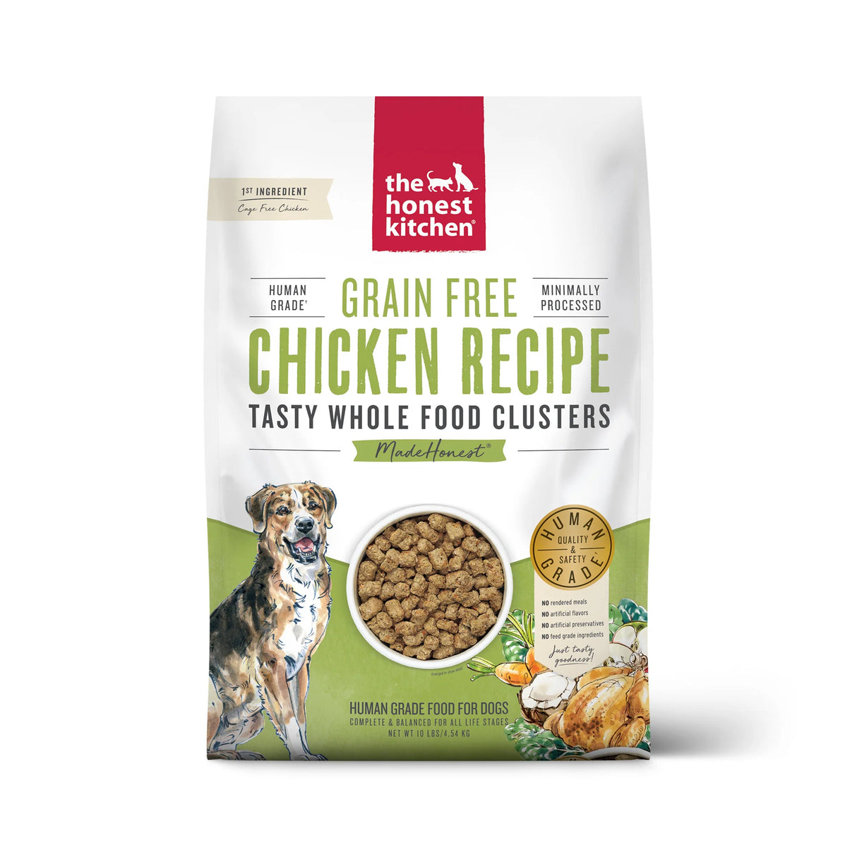 The Honest Kitchen Grain Free Chicken Whole Food Clusters for Dogs