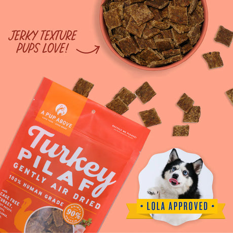 A PUP ABOVE Air Dried Turkey Pilaf