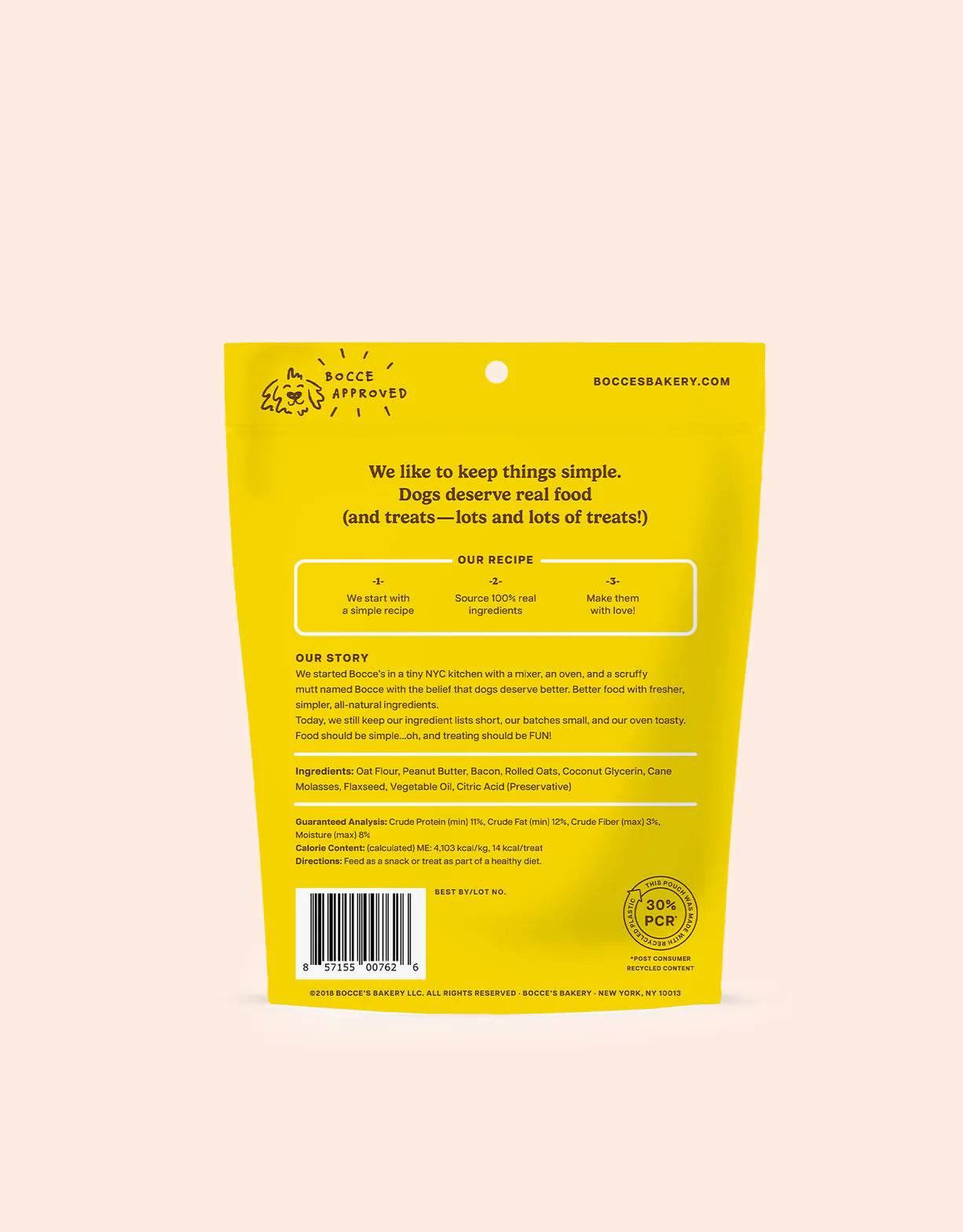 Bocce's Bac N Nutty Soft & Chewy Treats