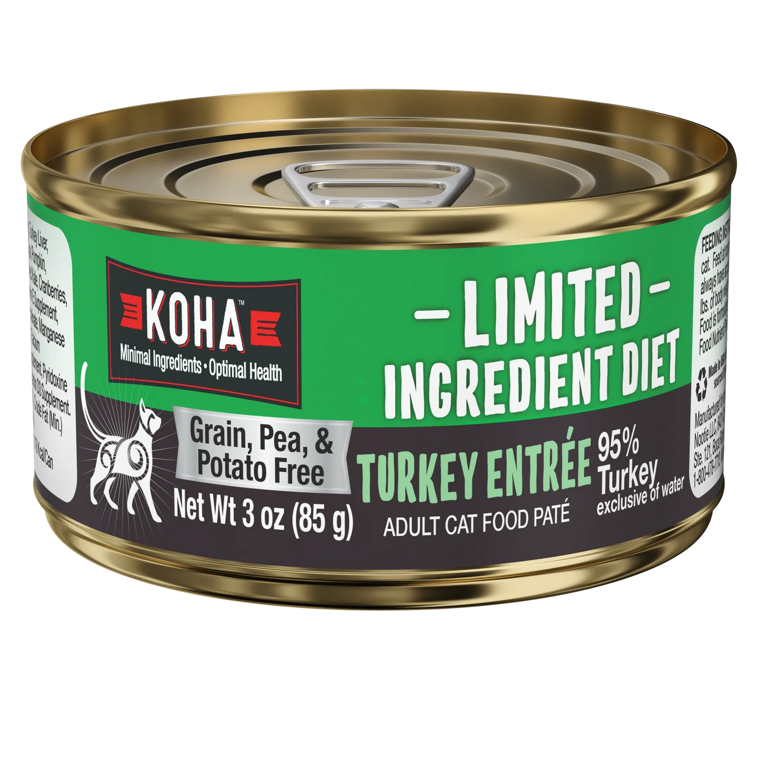 KOHA Limited Ingredient Diet Turkey Pâté for Cats