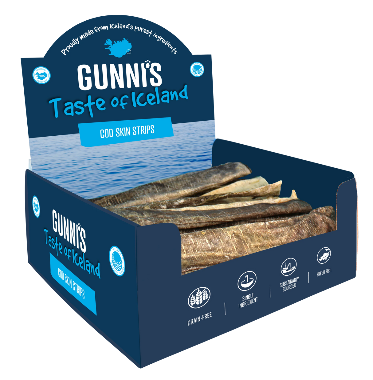 Gunni’s Taste of Iceland Cod Skin Strips