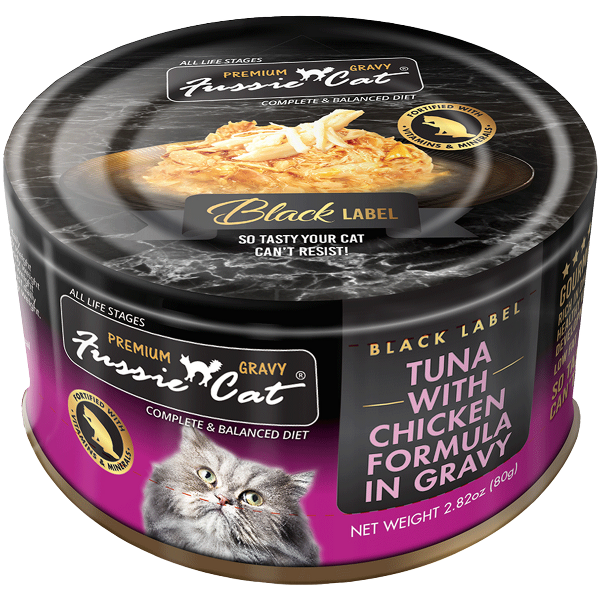 Fussie Cat - Black Label Cat Food in Gravy