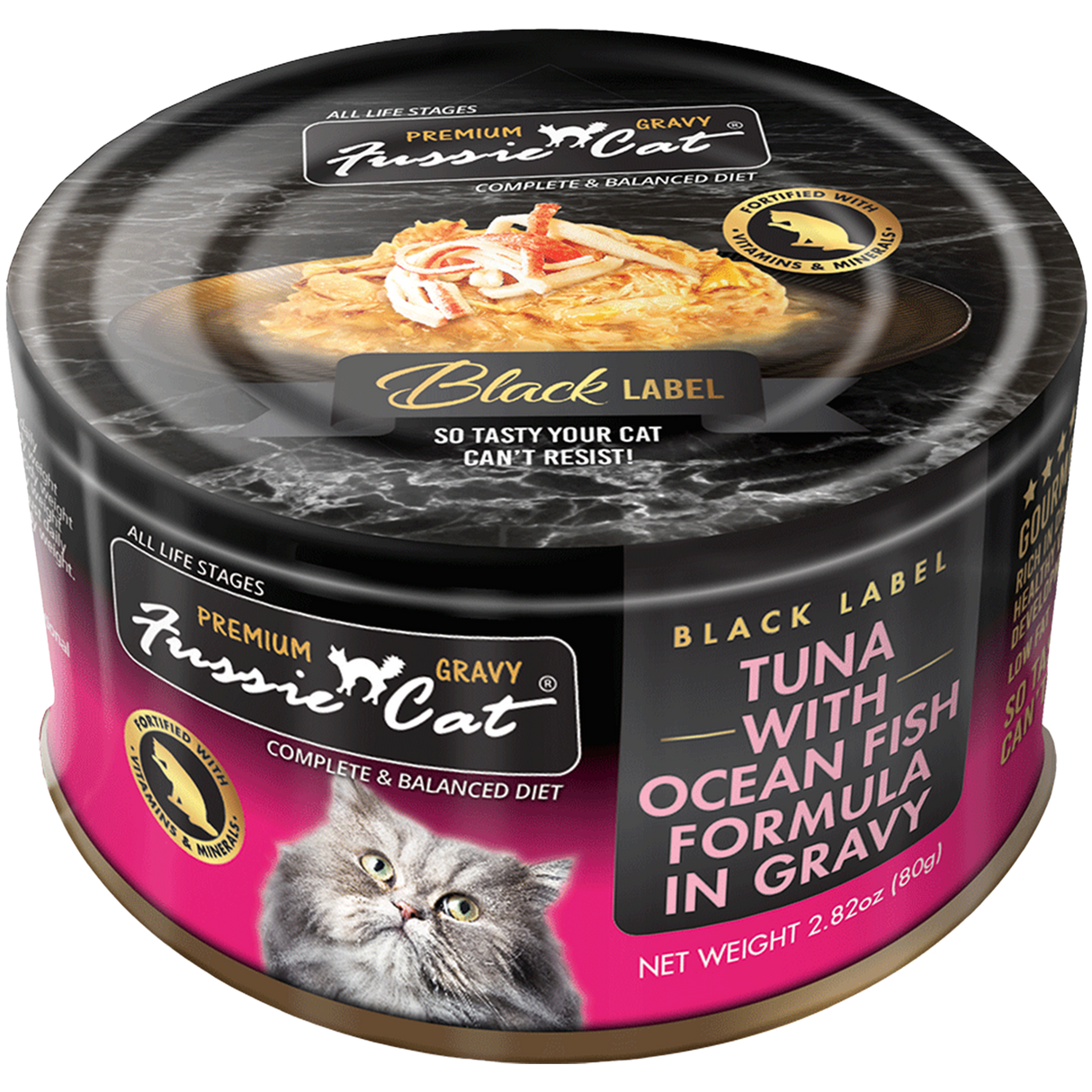Fussie Cat - Black Label Cat Food in Gravy