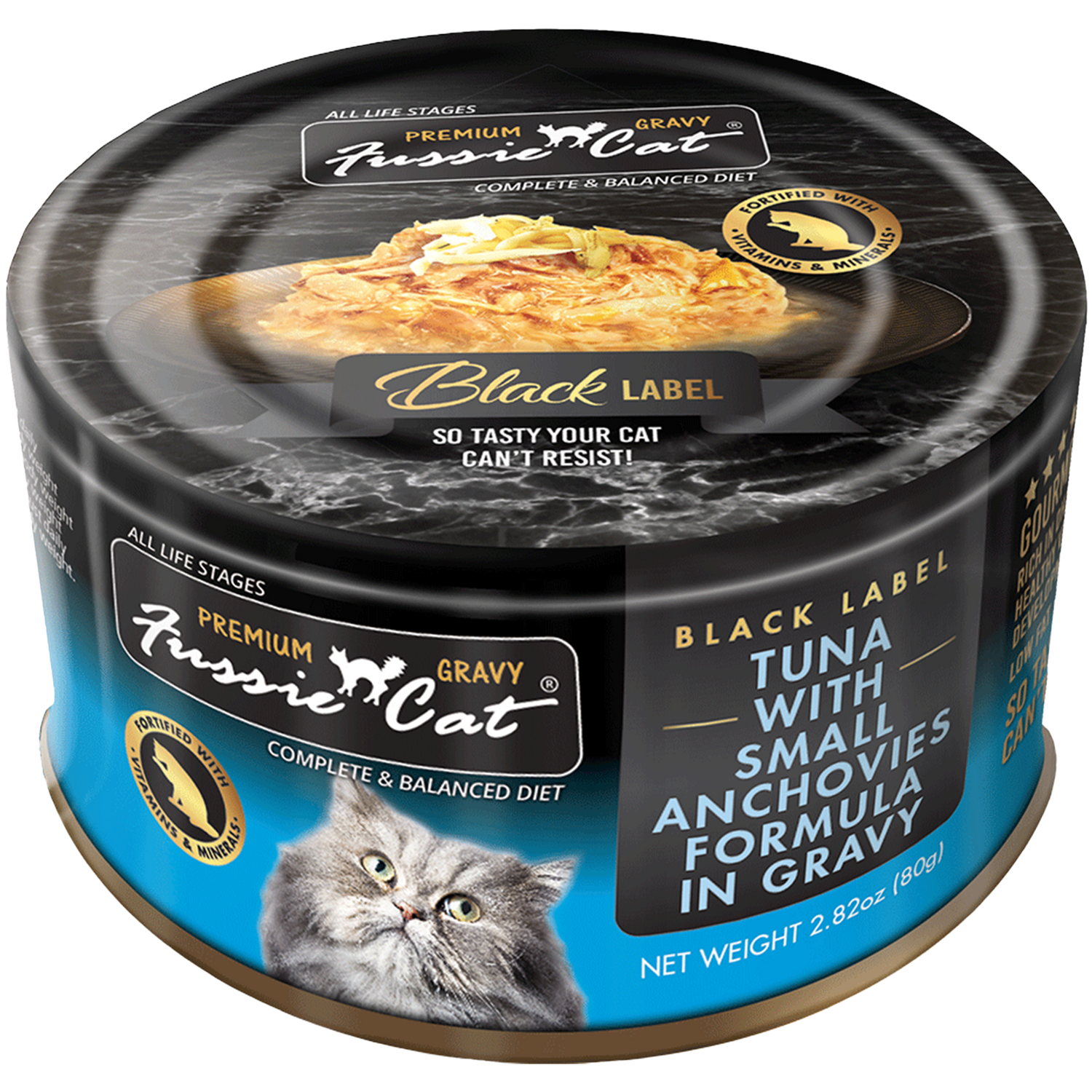 Fussie Cat - Black Label Cat Food in Gravy