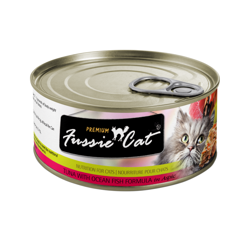 Fussie Cat Preium Tuna With Ocean Fish Formula In Aspic Cat Food