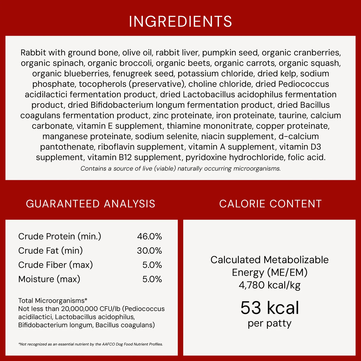 Stella & Chewy's Absolutely Rabbit Freeze-Dried Raw Dinner Patties 14OZ