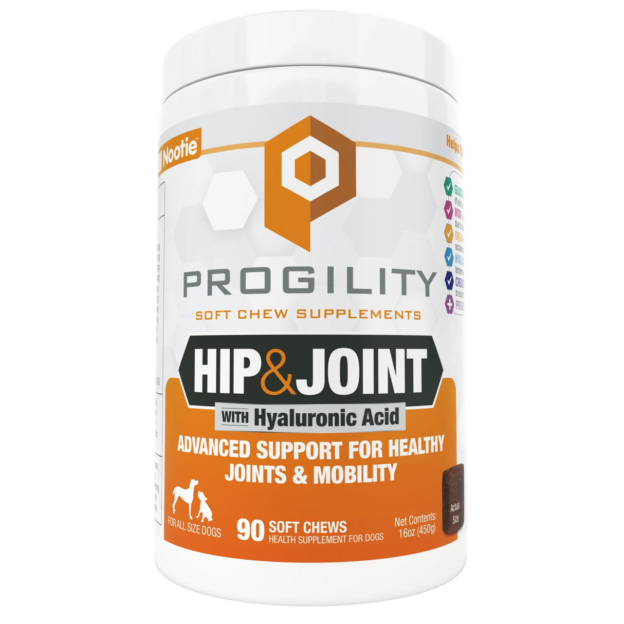Nootie Progility Hip & Joint Soft Chew Supplements For Dogs