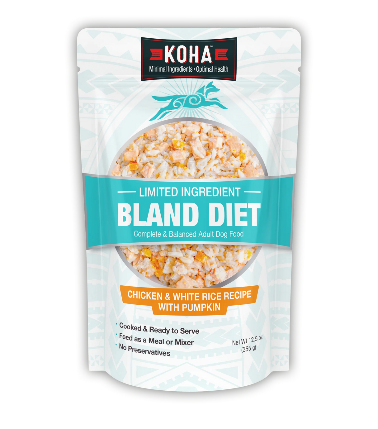 KOHA Limited Ingredient Wet Bland Diet Chicken & White Rice Recipe for Dog