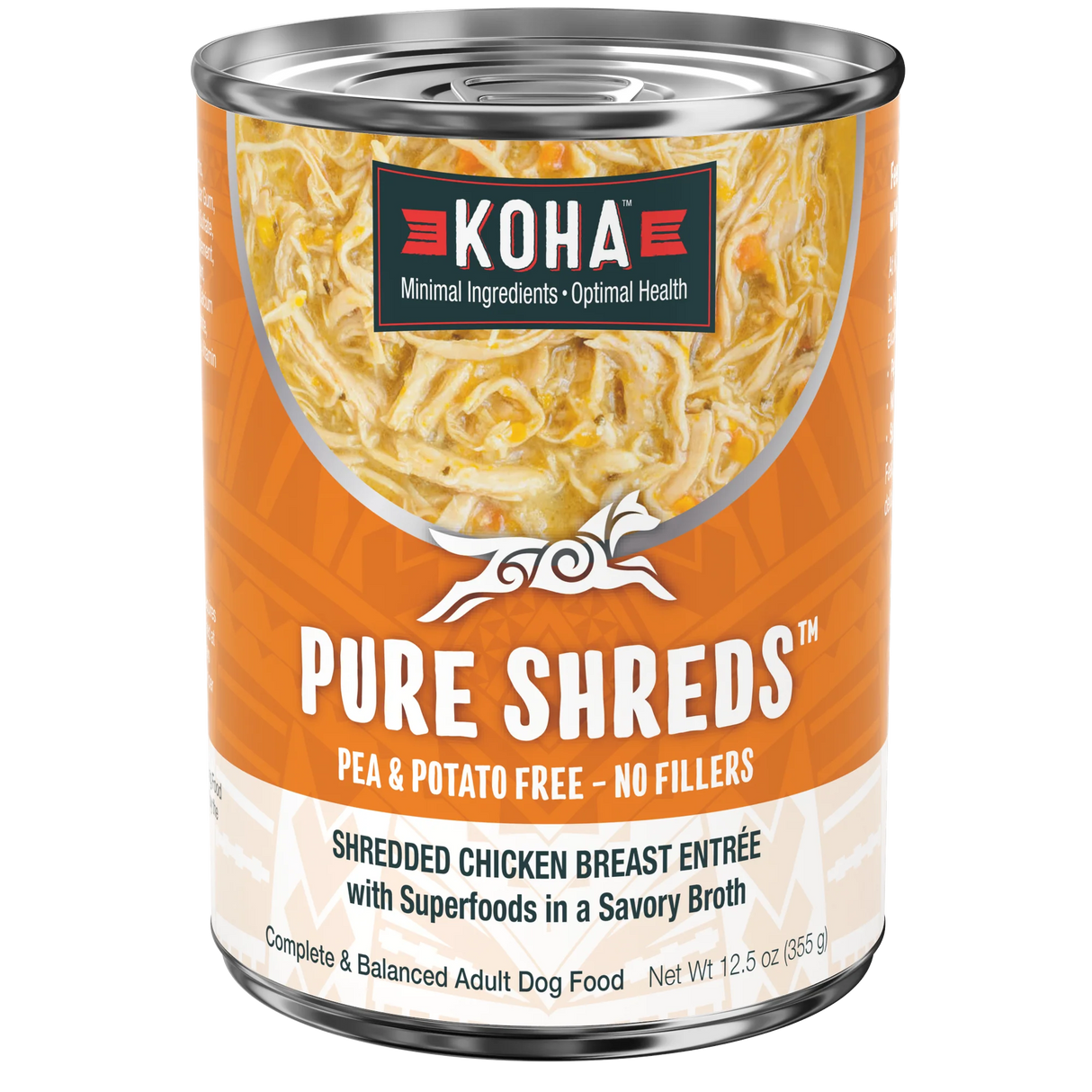 KOHA Pure Shreds Shredded Chicken Breast Entrée for Dogs 12.5OZ