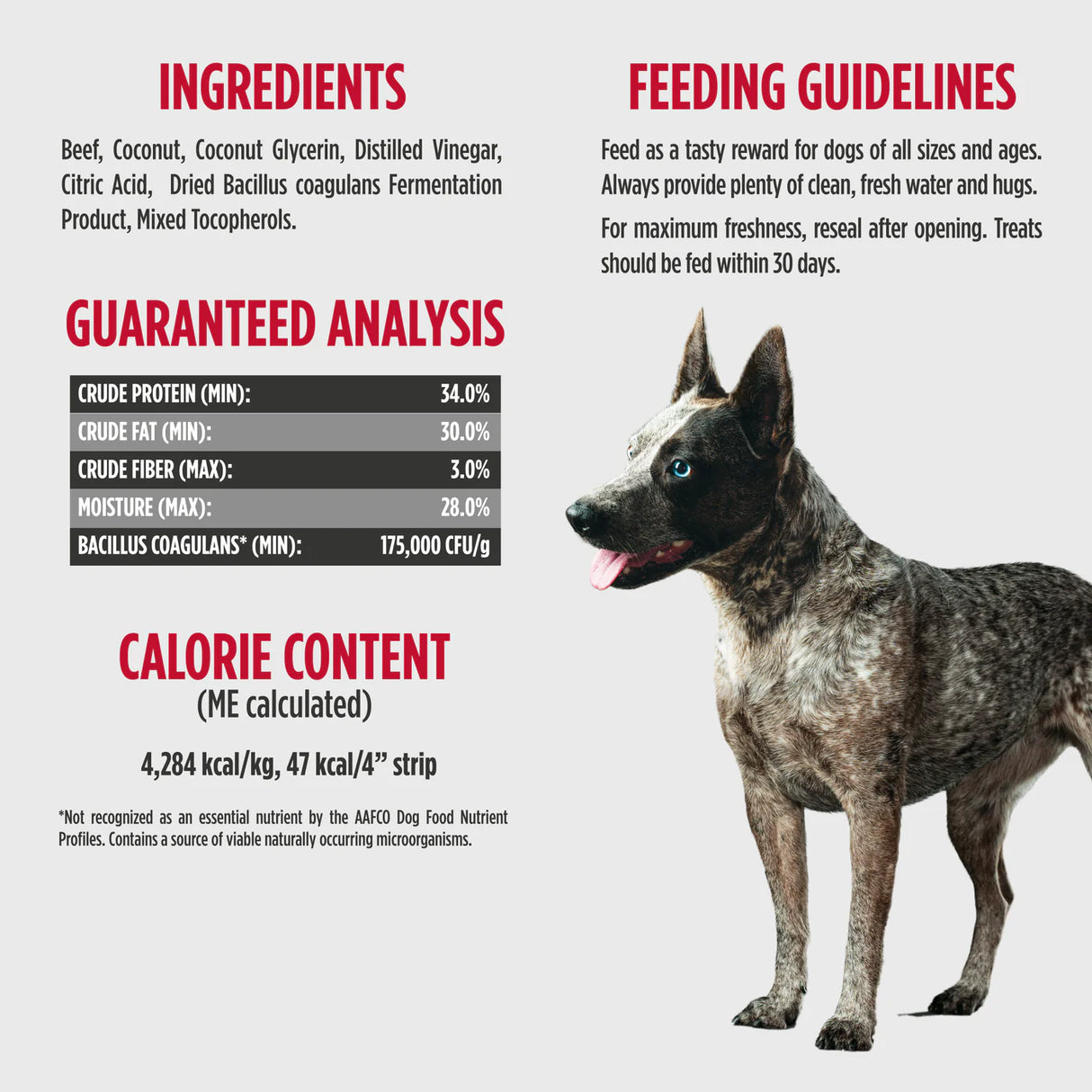 Nulo Freestyle Jerky Beef and Coconut Recipe Dog Treats