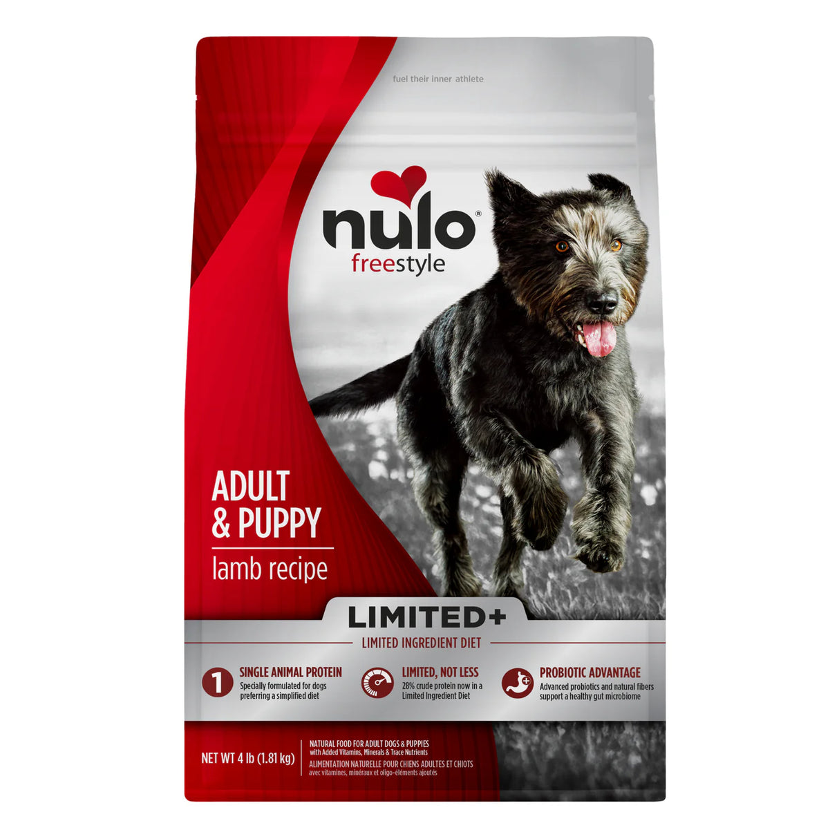Nulo FreeStyle Limited+ Adult and Puppy Lamb Recipe Dry Dog Food