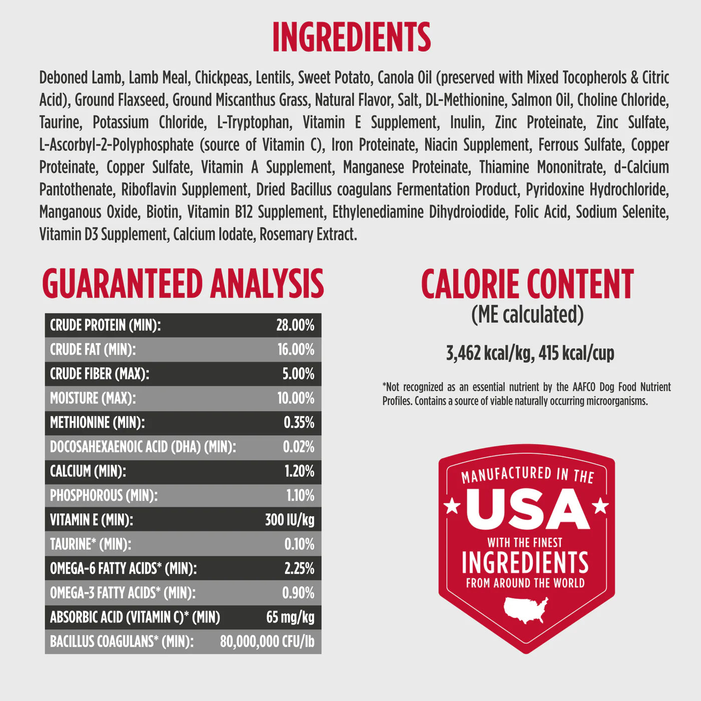 Nulo FreeStyle Limited+ Adult and Puppy Lamb Recipe Dry Dog Food