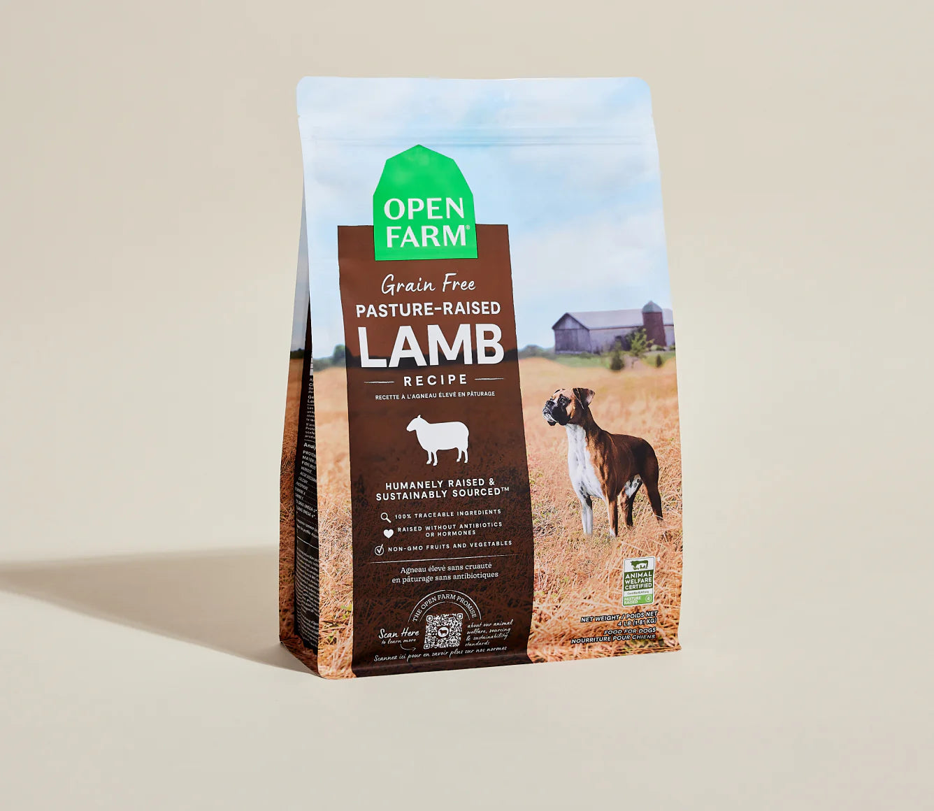 OPEN FARM Pasture-Raised Lamb Grain-Free Dog Kibble