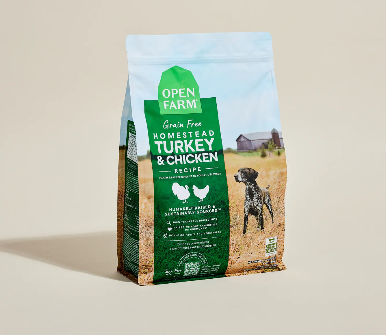 OPEN FARM Homestead Turkey & Chicken Grain-Free Dog Kibble