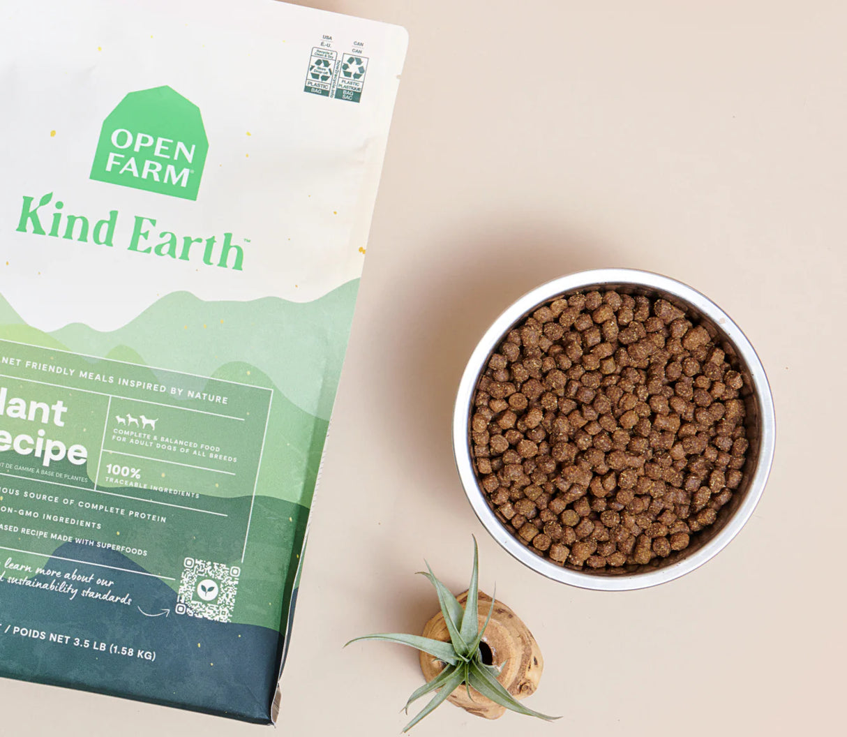 OPEN FARM Kind Earth Plant-Based Dog Kibble