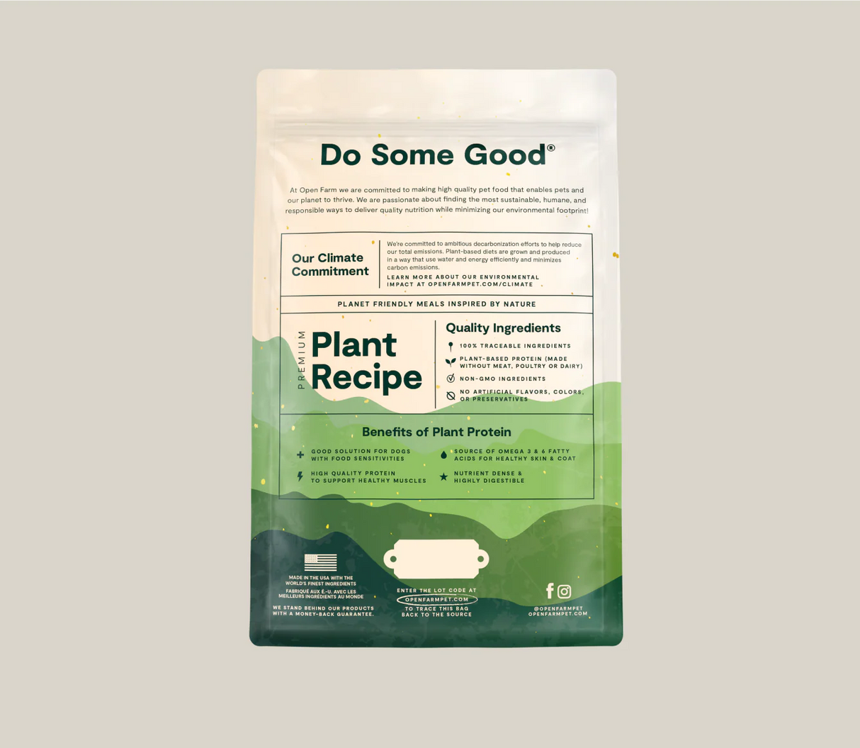 OPEN FARM Kind Earth Plant-Based Dog Kibble