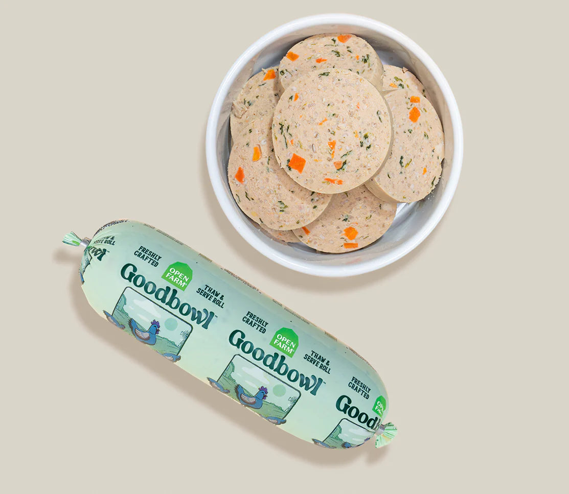 OPEN FARM Goodbowl Harvest Chicken Freshly Crafted Roll for Dogs 28oz
