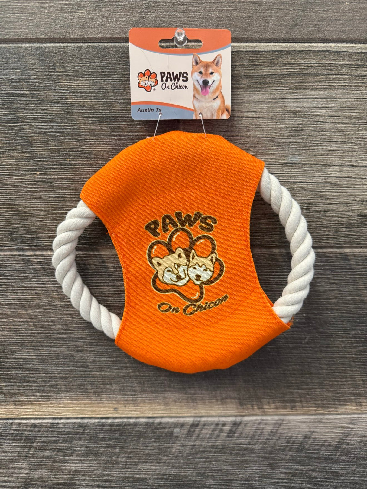 Paws on Chicon Rope Frisbee