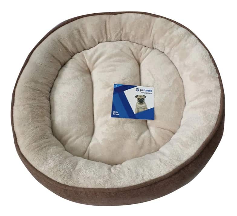 PetCrest Plush Dog Bed