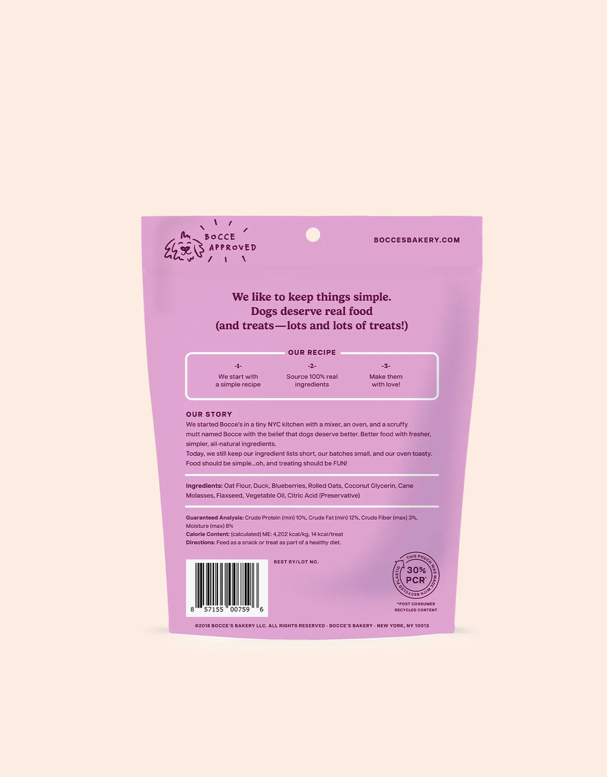 Bocce's Quack, Quack, Quack Soft & Chewy Treats