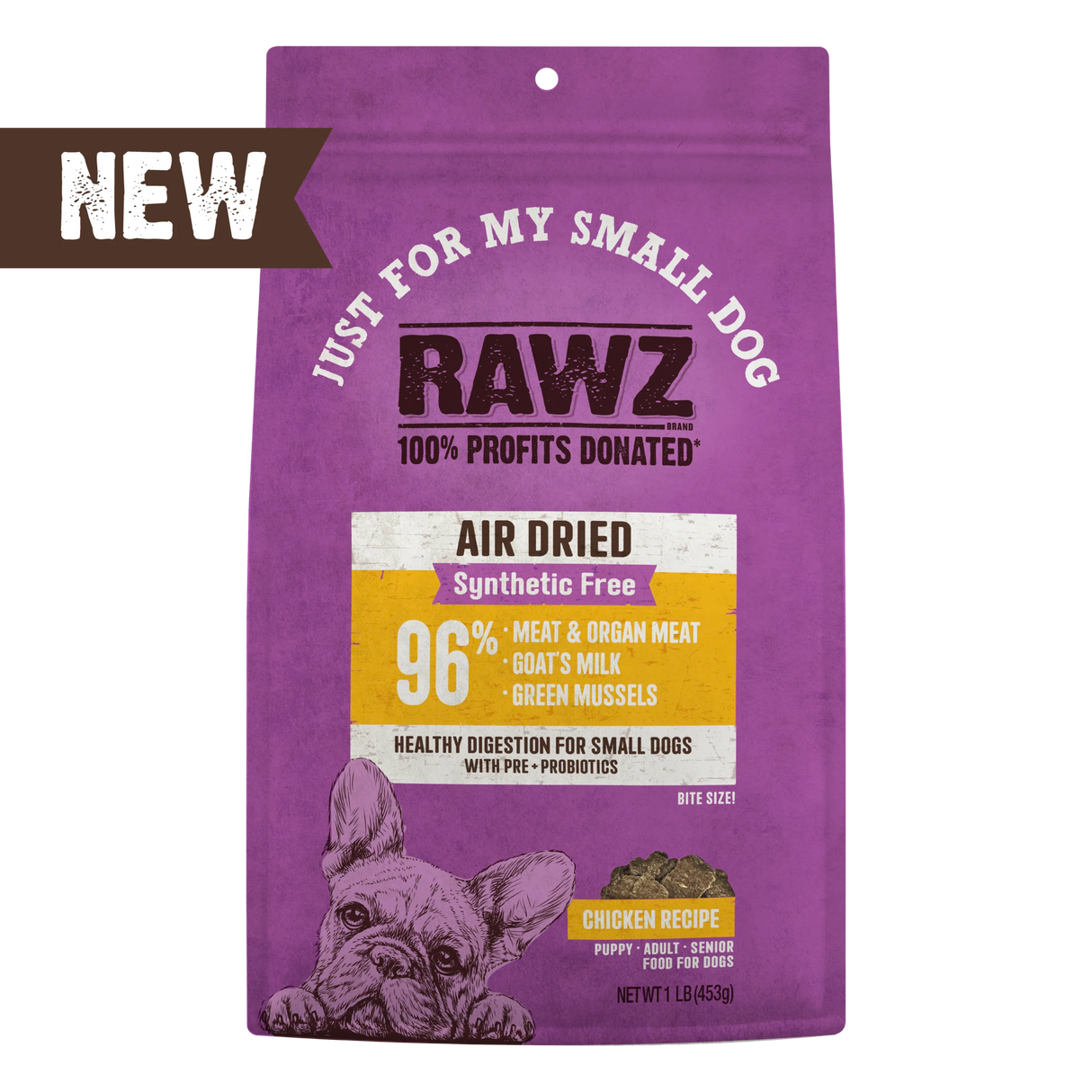 Rawz Air Dried "Just For My Small Dog" Chicken Recipe Dog Food