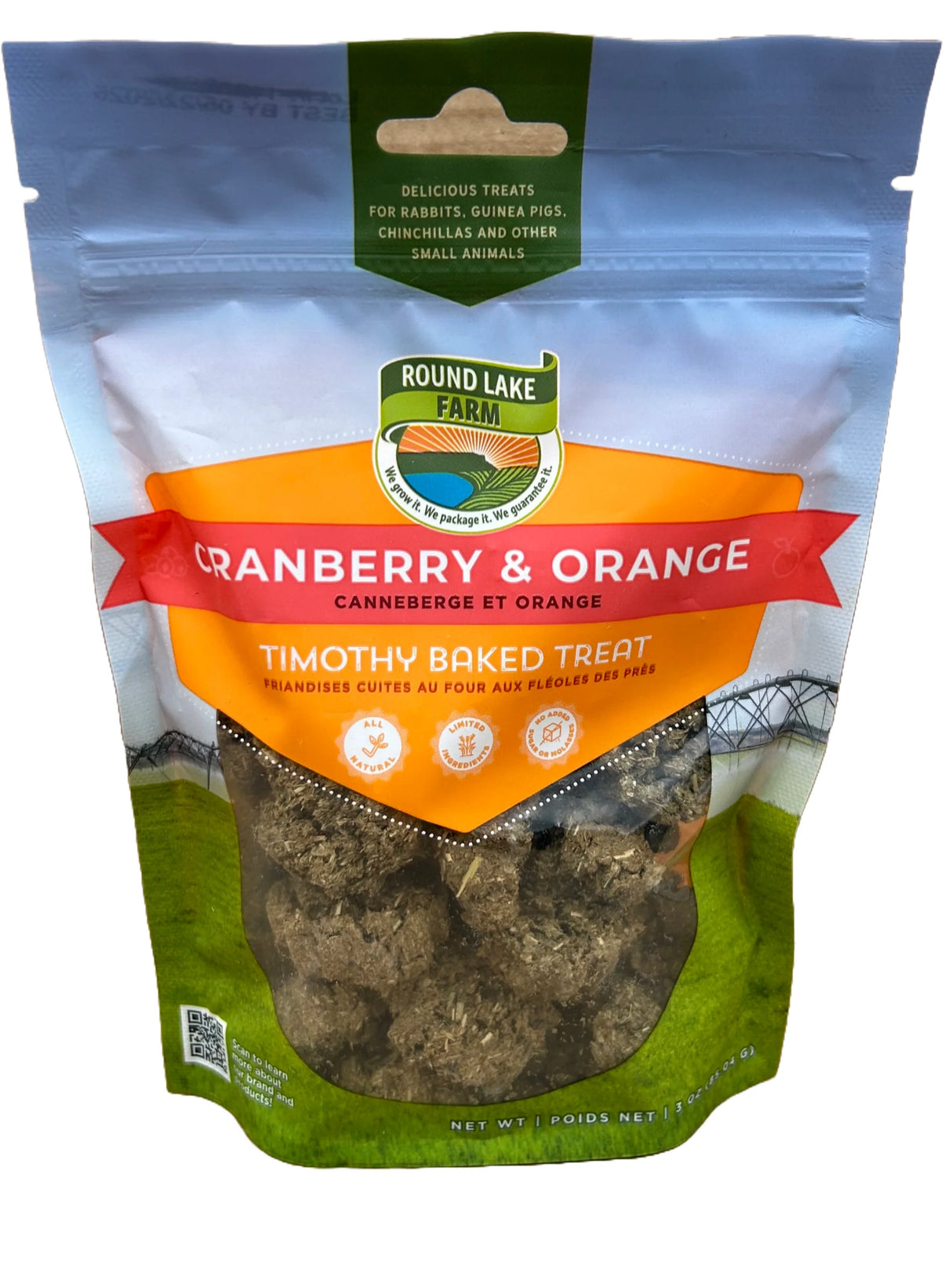 Round Lake Farms Timothy Baked Treats for Guinea Pigs & Small Animals