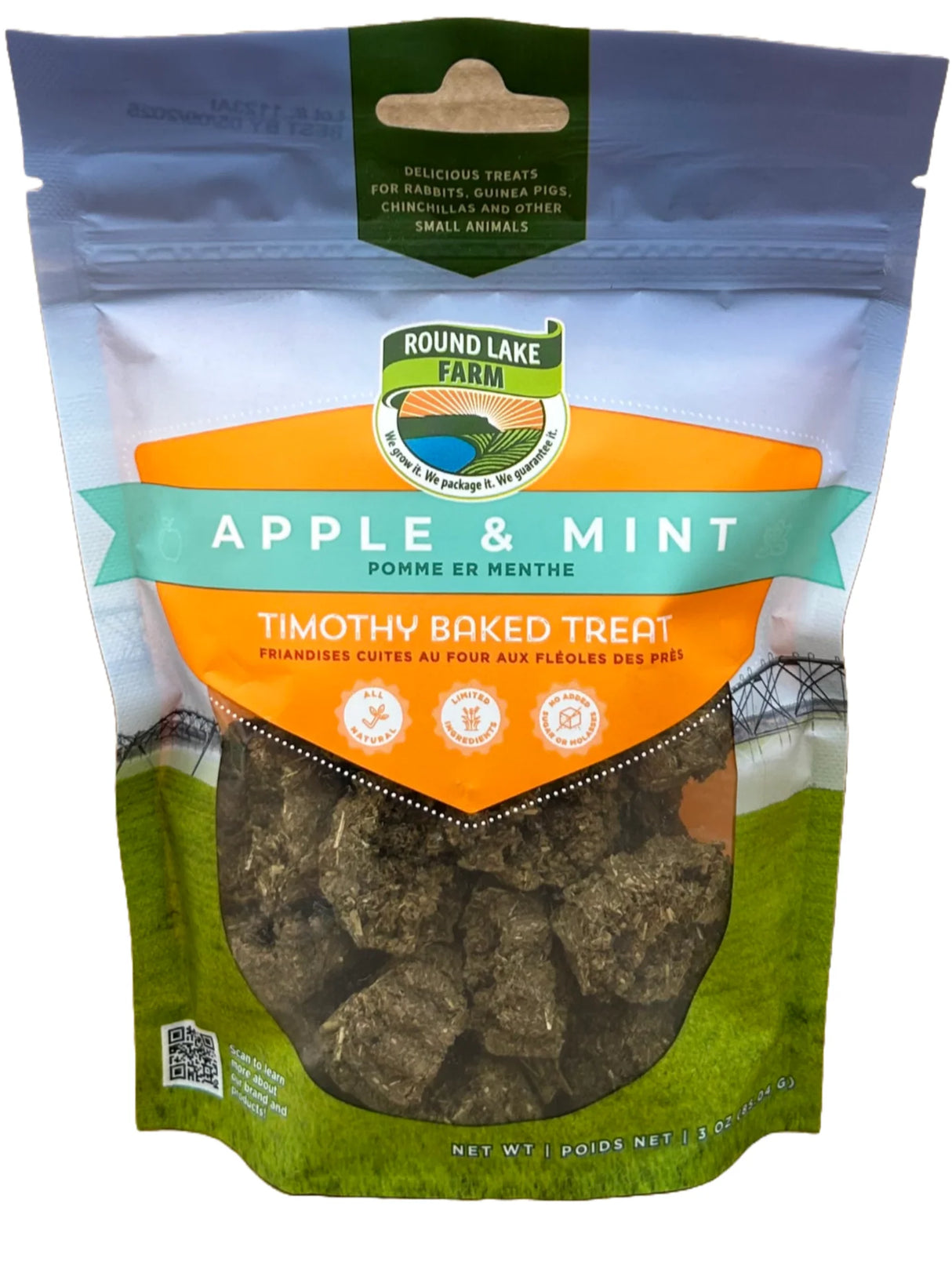 Round Lake Farms Timothy Baked Treats for Guinea Pigs & Small Animals