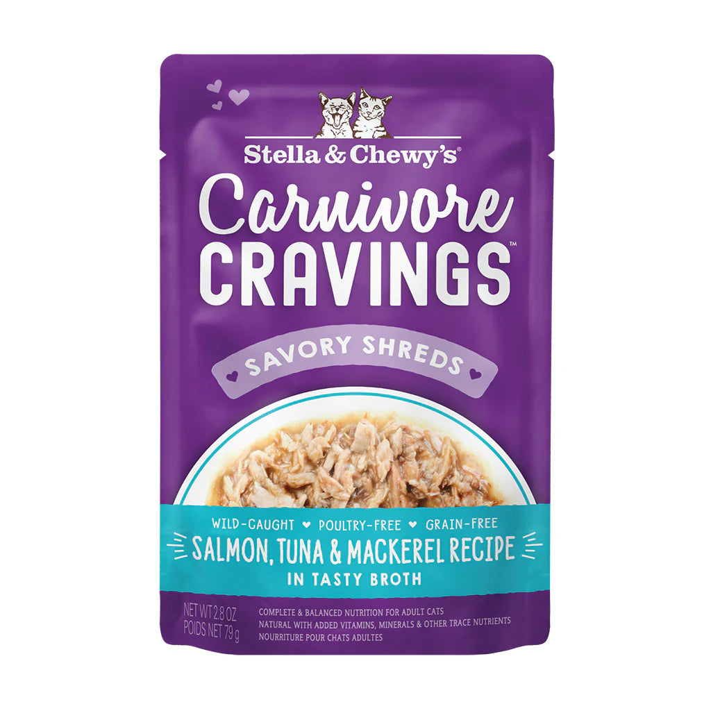 Stella & Chewy's Carnivore Cravings Shreds Pouches 2.8OZ
