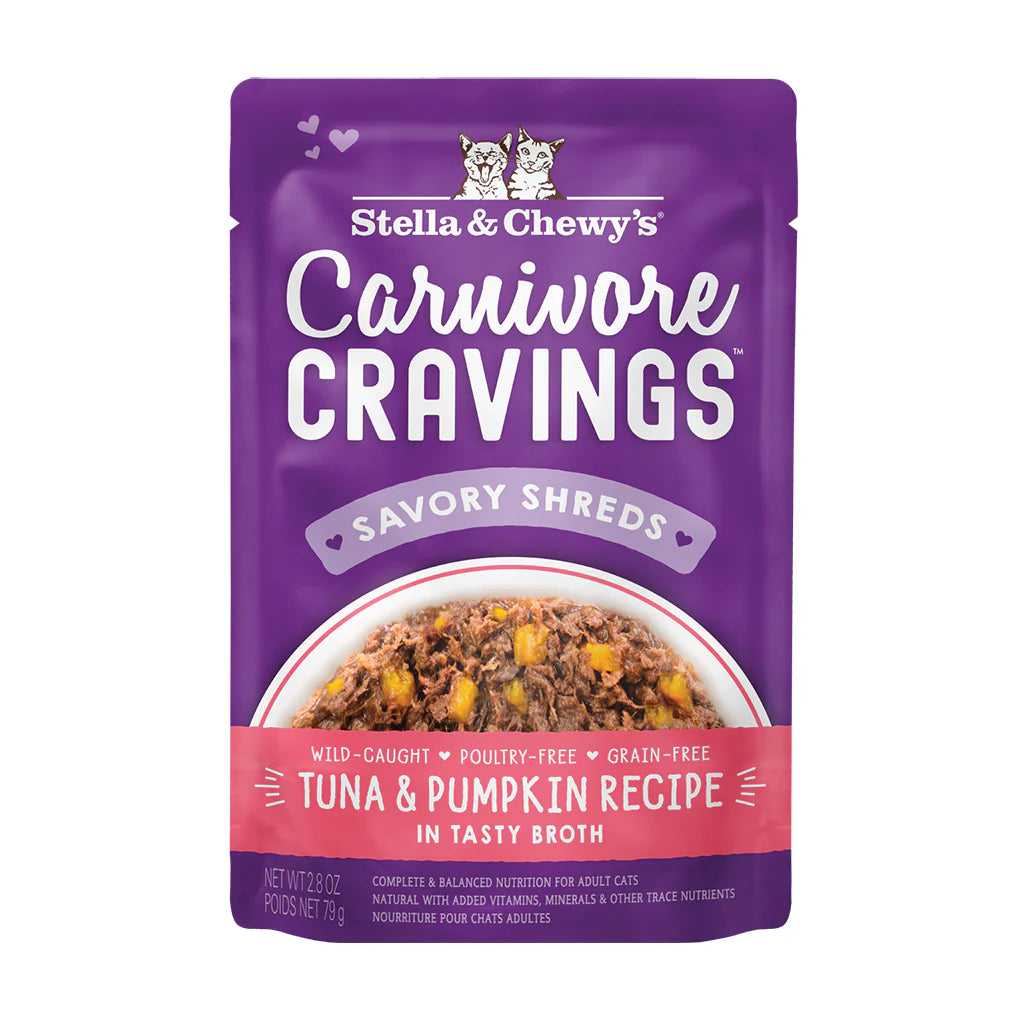 Stella & Chewy's Carnivore Cravings Shreds Pouches 2.8OZ