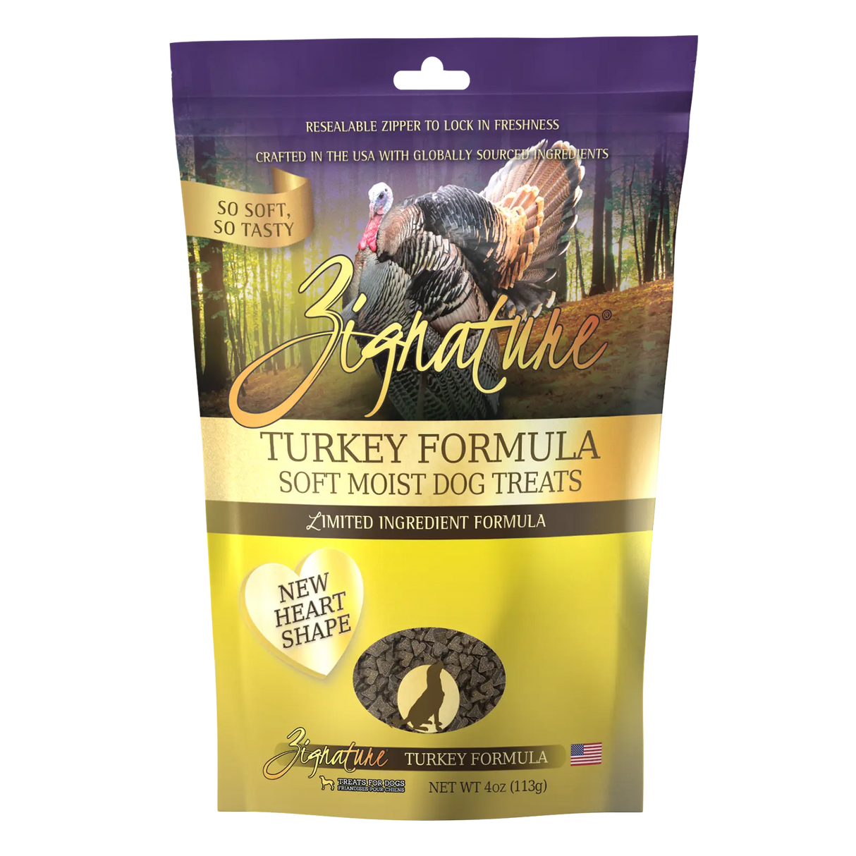 Zignature Soft Moist Treats for Dogs 4OZ