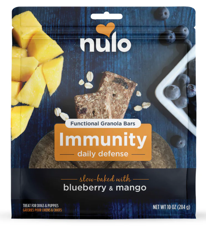 Nulo Immunity Daily Defense Functional Granola Bars For Dogs