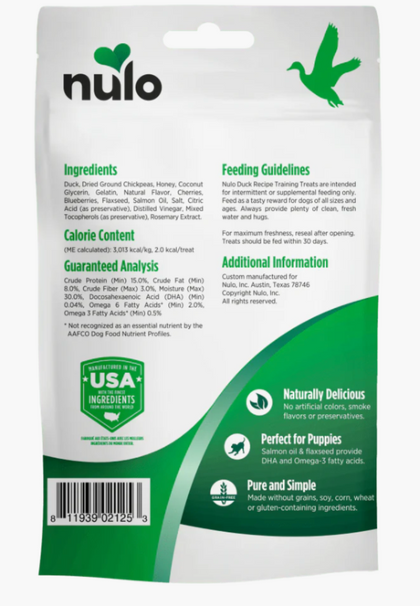 Nulo Training Treats Duck Recipe