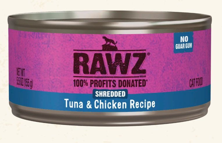 RAWZ Shredded Tuna & Chicken Recipe Cat Food 3OZ