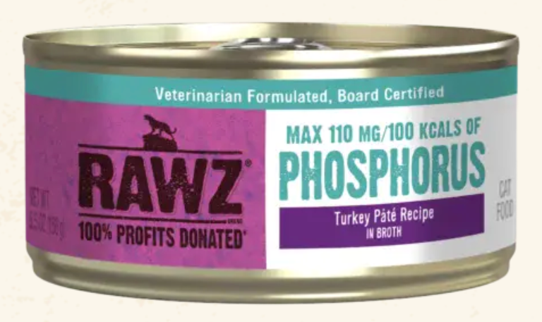 RAWZ Lower Phosphorus Turkey Canned Cat Food