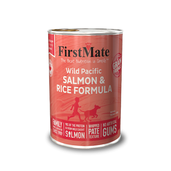 FirstMate Wild Pacific Salmon & Rice Formula for Dogs 12.2oz