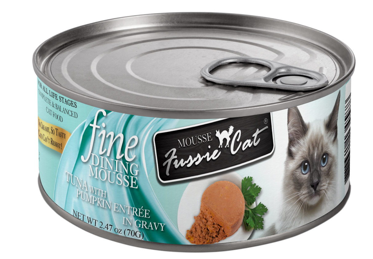 Fussie Cat Fine Dining - Mousse Tuna with Pumpkin Entree in Gravy