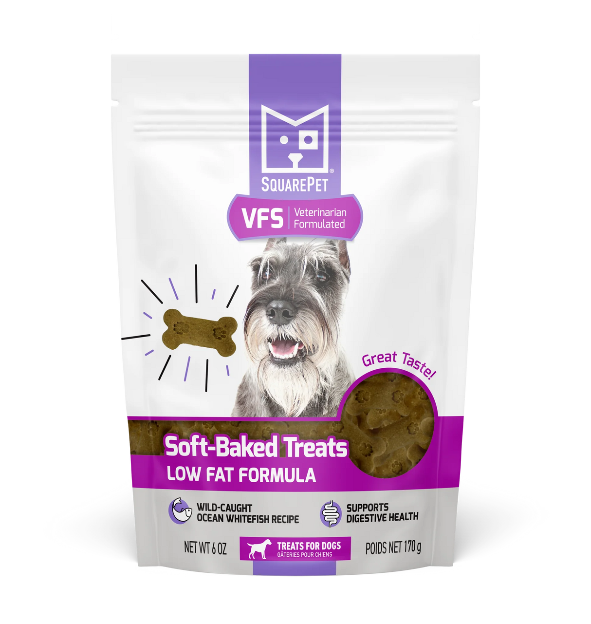 SquarePet VFS® Low Fat Formula Soft-Baked Treats for Dogs 6OZ