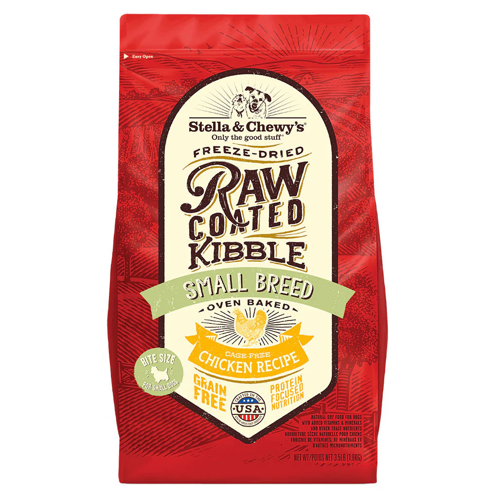 Stella & Chewy's Cage-Free Chicken Raw Coated Kibble for Small Breeds 3.5LB