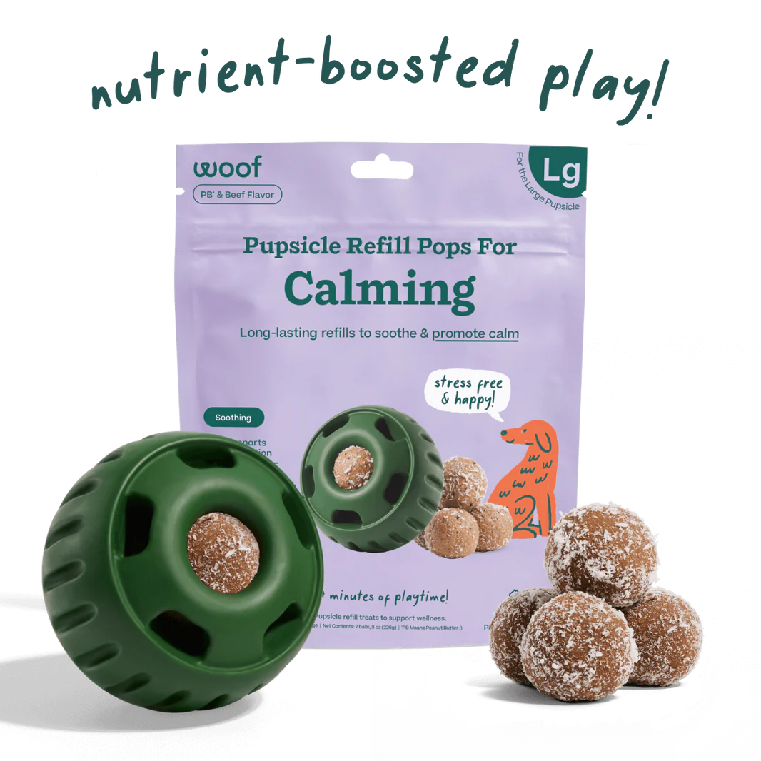 Woof Pupsicle Pops Refills Calming - Beef